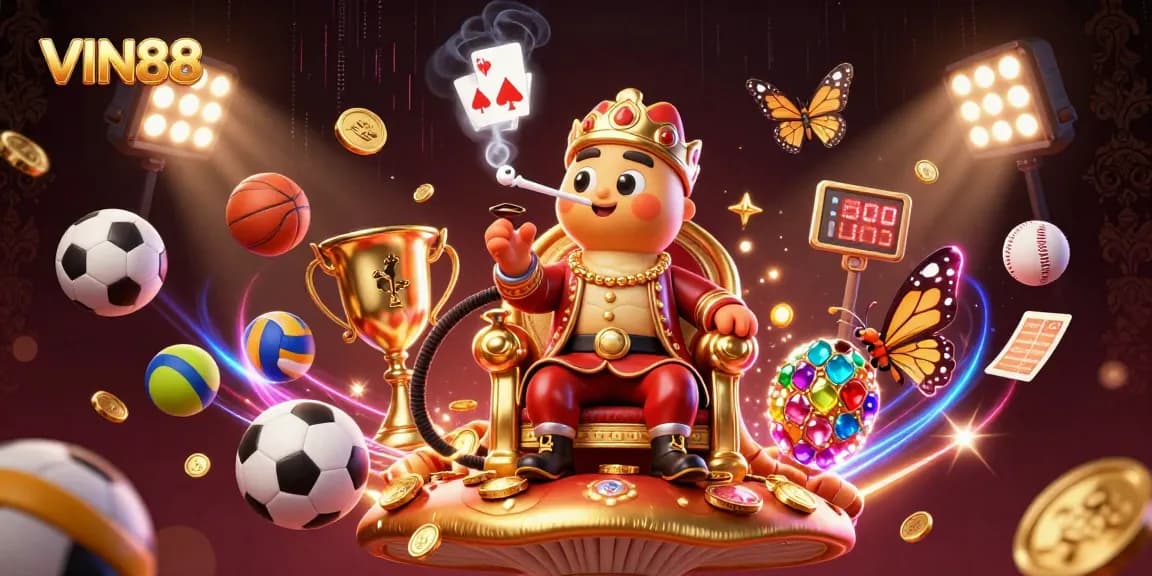 Engage in thrilling betting experiences with VIN88 featuring dynamic sports elements and vibrant casino atmosphere.
