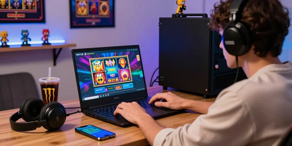 Player engaged in WD138 login experience on vibrant gaming platform with slot games