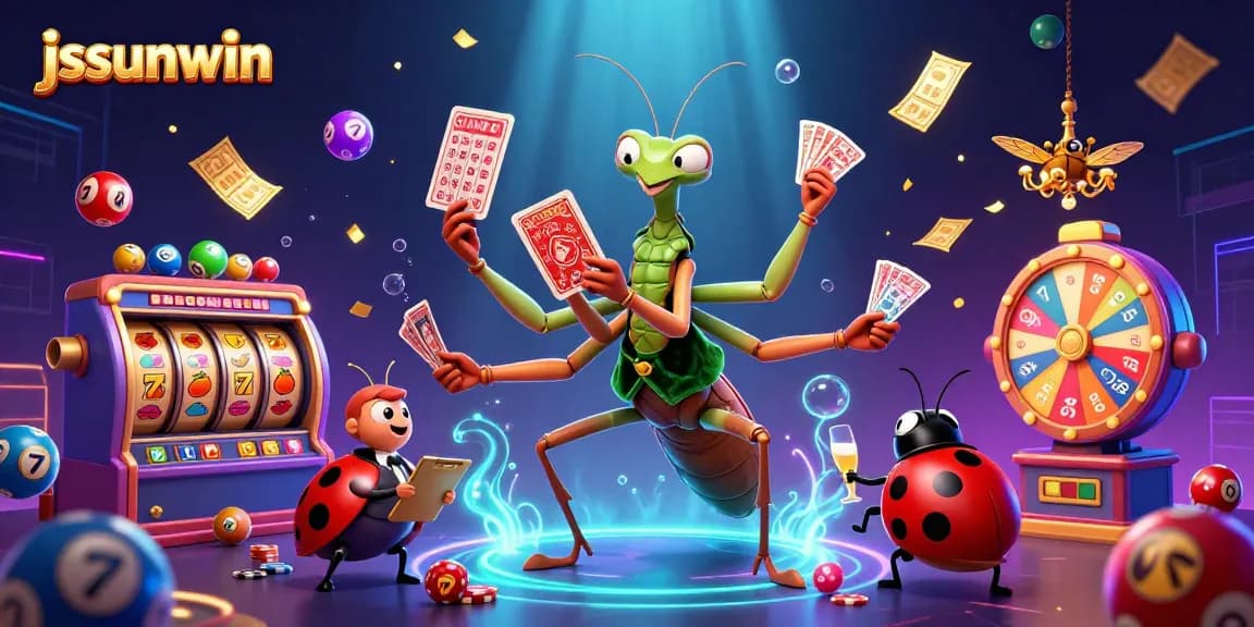 Experience thrilling gameplay at jssunwin with dynamic slot elements, lottery balls, and vibrant casino action.