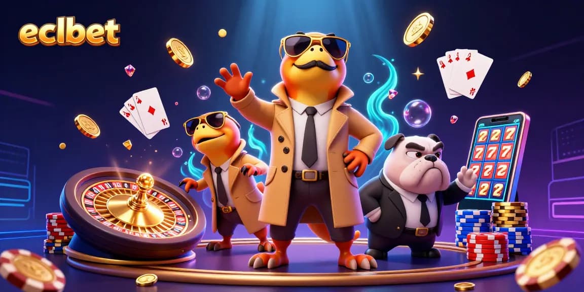 Experience exciting wins at eclbet with raptors in disguise in a dynamic casino scene full of action.