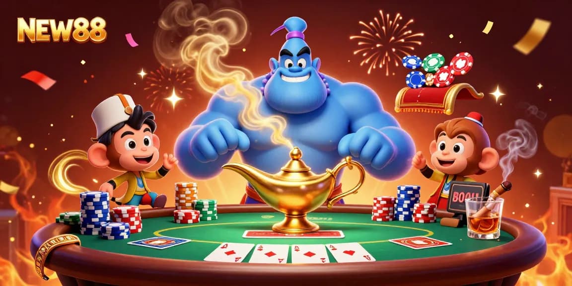 Experience winning moments at NEW88 with thrilling poker action and vibrant casino atmosphere.