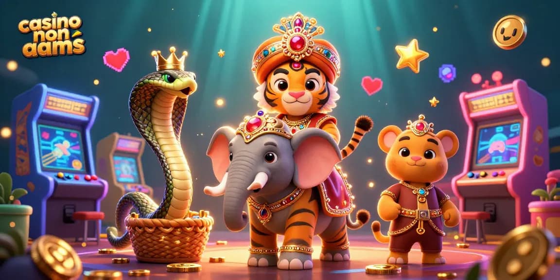 Partecipa al divertimento in un casinò non AAMS con personaggi 3D vivaci ed elementi di gioco animati.