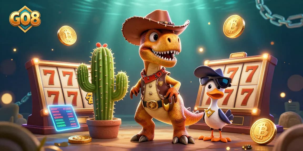 Experience thrilling jackpots with GO8 as you spin slot reels in an underwater casino