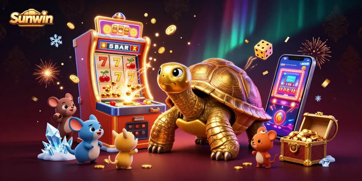 Engage in thrilling gameplay at Sunwin with vibrant slots, jackpot excitement, and fun characters!