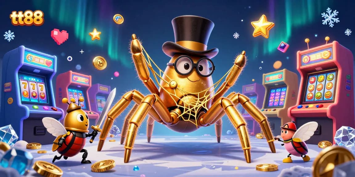 Engage with tt88's vibrant casino experience through stunning 3D illustrations of games and characters.