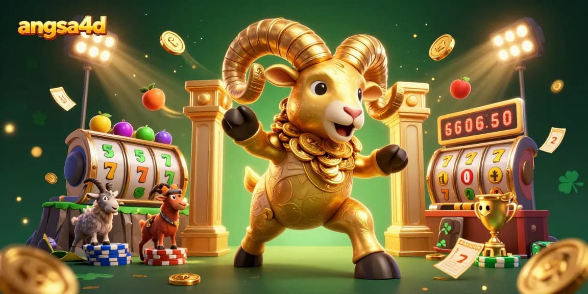 Play exciting slot games on angsa4d with dynamic golden ram and rich casino elements