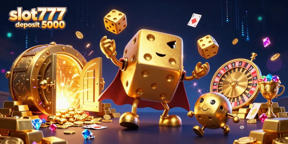 Experience exciting jackpots with the vibrant slot777 deposit 5000 gaming scene full of treasures.