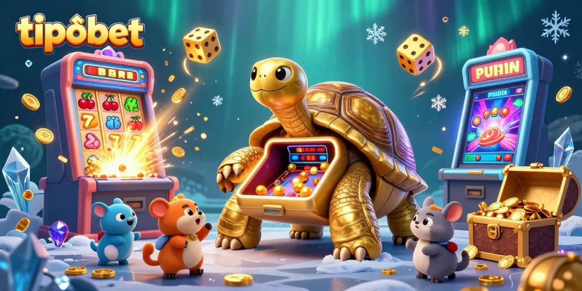 Tipobet ile heyecan verici slot oyunları deneyimini keşfedin, altın paralarla dolu bir sahne.