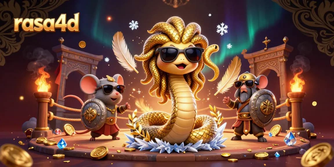 Experience the excitement of rasa4d gambling with a dynamic 3D illustration featuring casino elements.