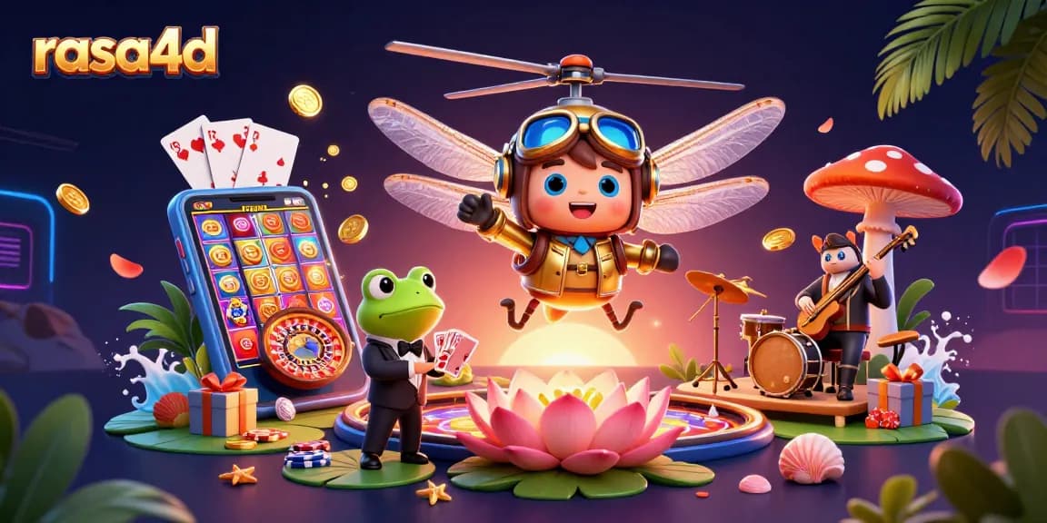Rasa4d menawarkan pengalaman unik bermain judi dengan ilustrasi 3D yang menarik, menunjukkan kecerdasan dan kesenangan di kasino.