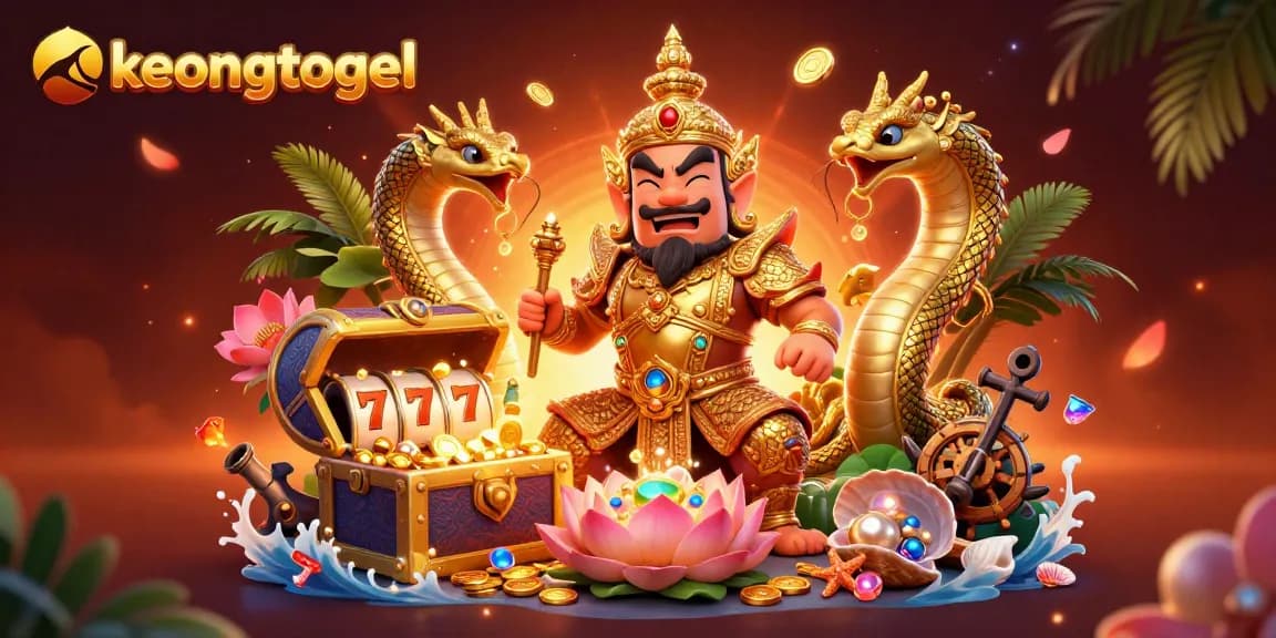 Experience thrilling wins at keongtogel with vibrant slot gameplay featuring treasures and guardians.