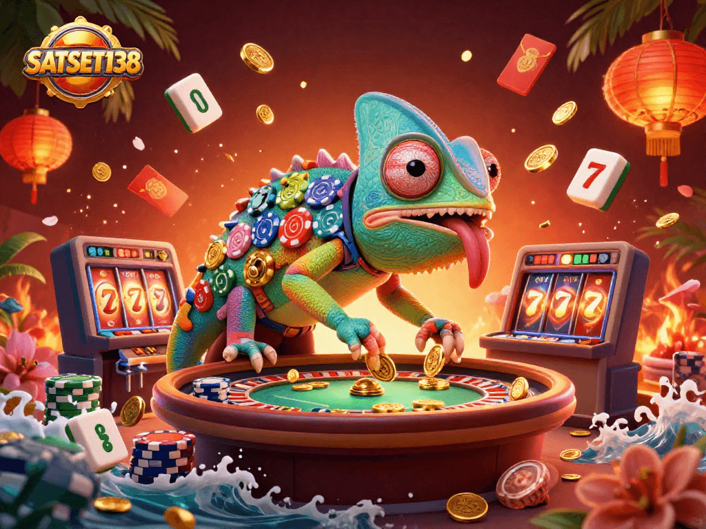 SATSET138 mengajak pemain merasakan keseruan slot yang mendorong kemenangan dengan desain warna warni yang cerah.