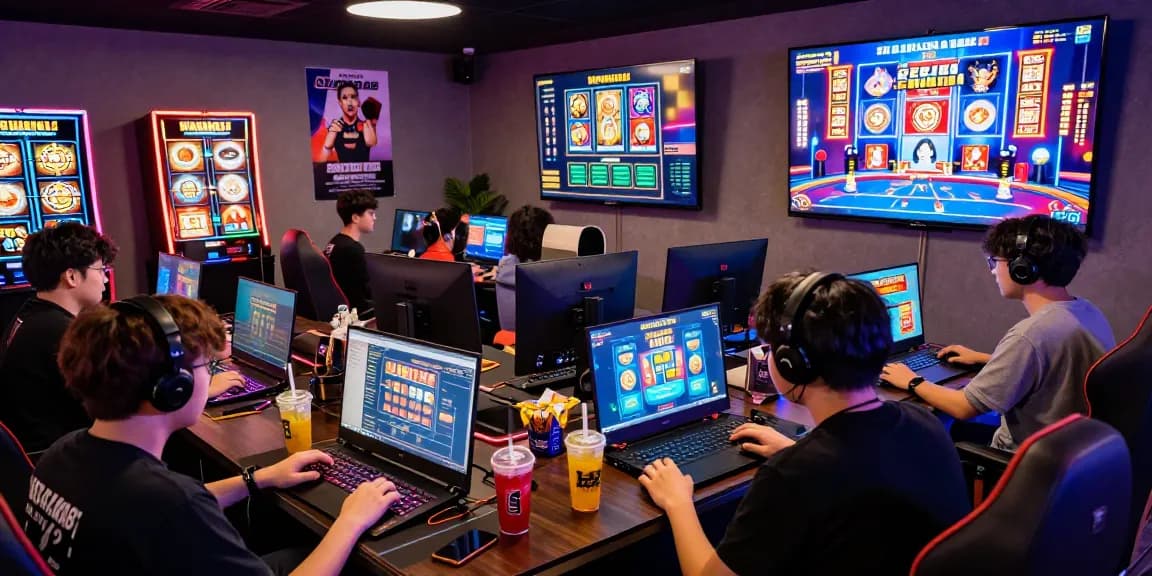 Exciting gameplay scene on OSAKA88's online gaming platform featuring diverse players and vibrant games