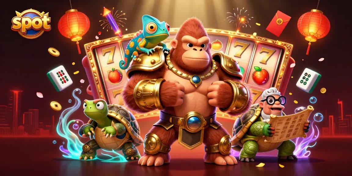 Engage with exciting slot adventures featuring colorful symbols in this dynamic casino illustration.