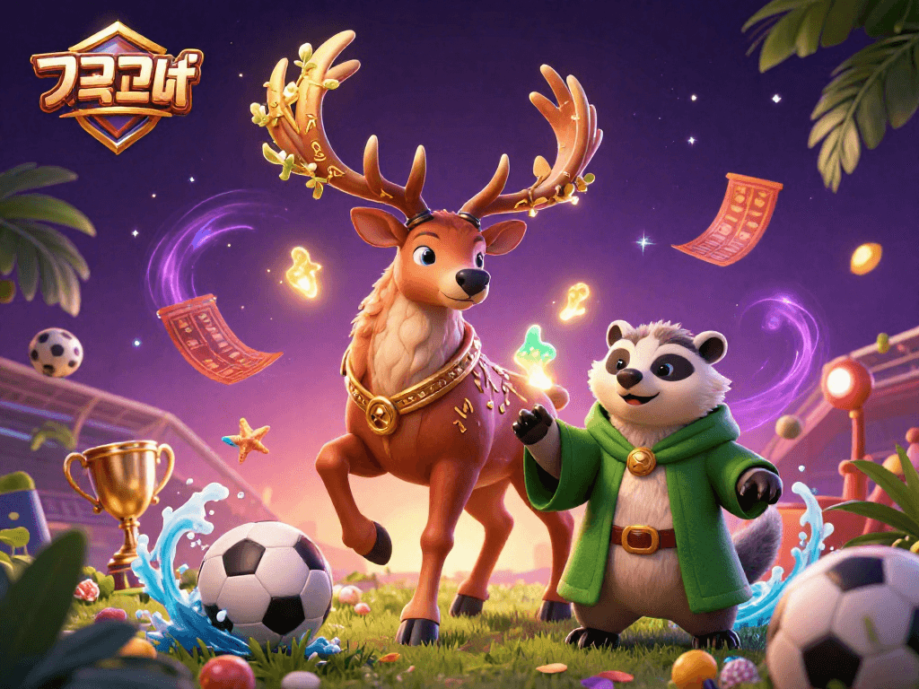 Experience winning strategies with แทงบอล while featuring sports elements and captivating druid characters.
