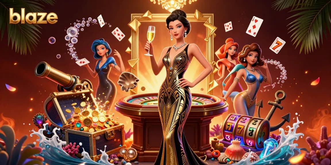 Experience the blaze of excitement with our stunning casino-themed illustration, featuring luxury and dynamic gaming elements.