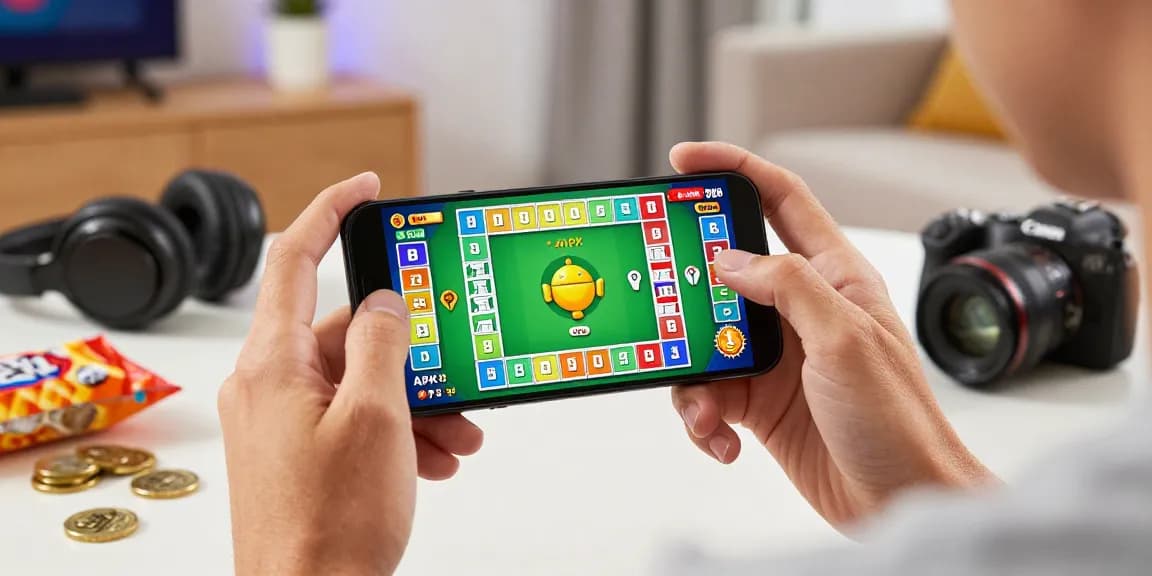 Engaging Card Rummy APK download experience on smartphone with vibrant game graphics.