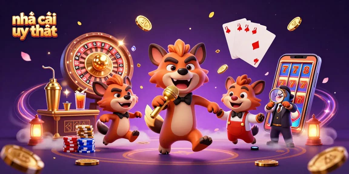 Discover top-notch online gaming experiences at nhà cái uy tín with vibrant casino scenes.