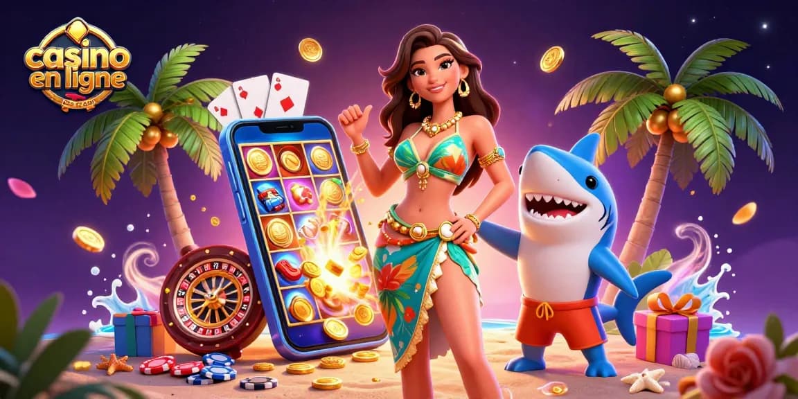 Découvrez l'excitation du nouveau casino en ligne avec des personnages 3D vibrants et des éléments de jeu immersifs.