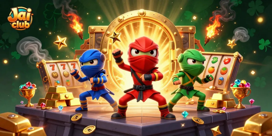 Engage with thrilling slot games on Jai club featuring dynamic ninja chameleons and gold treasures.
