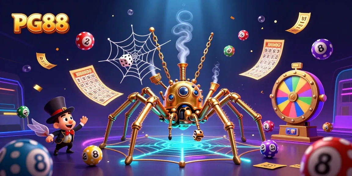 Catch big wins at PG88 with vibrant games, golden spider, and thrilling lottery elements.