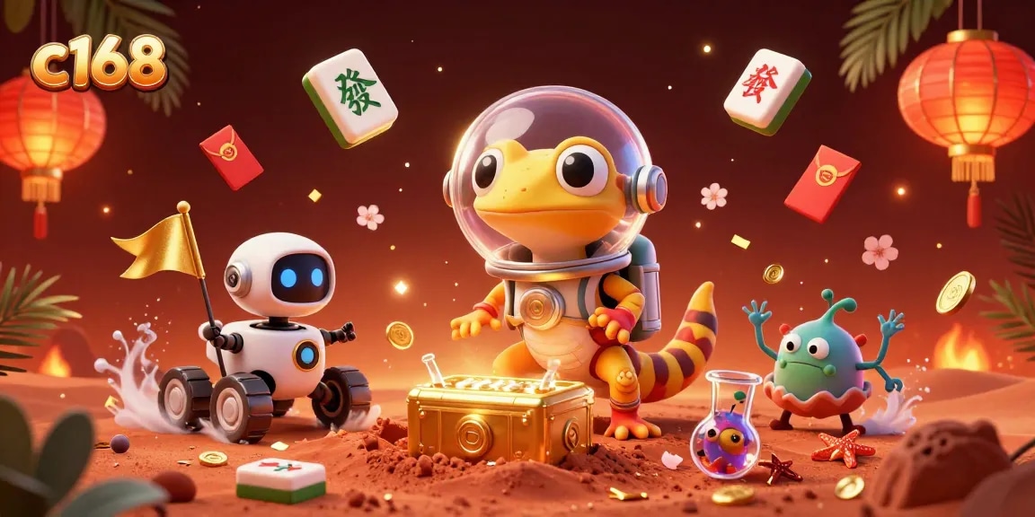 Engage with c168 at the vibrant Martian casino filled with lucky charms and joyous elements.
