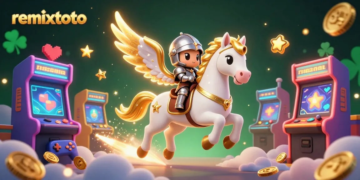 Engage with remixtoto through exciting gameplay with vibrant arcade machines and dynamic elements.