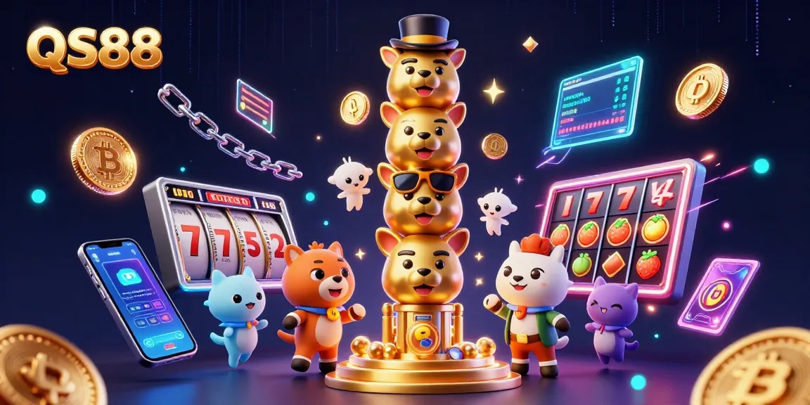 Players enjoy thrilling casino games at QS88, featuring vibrant 3D elements and dynamic action.