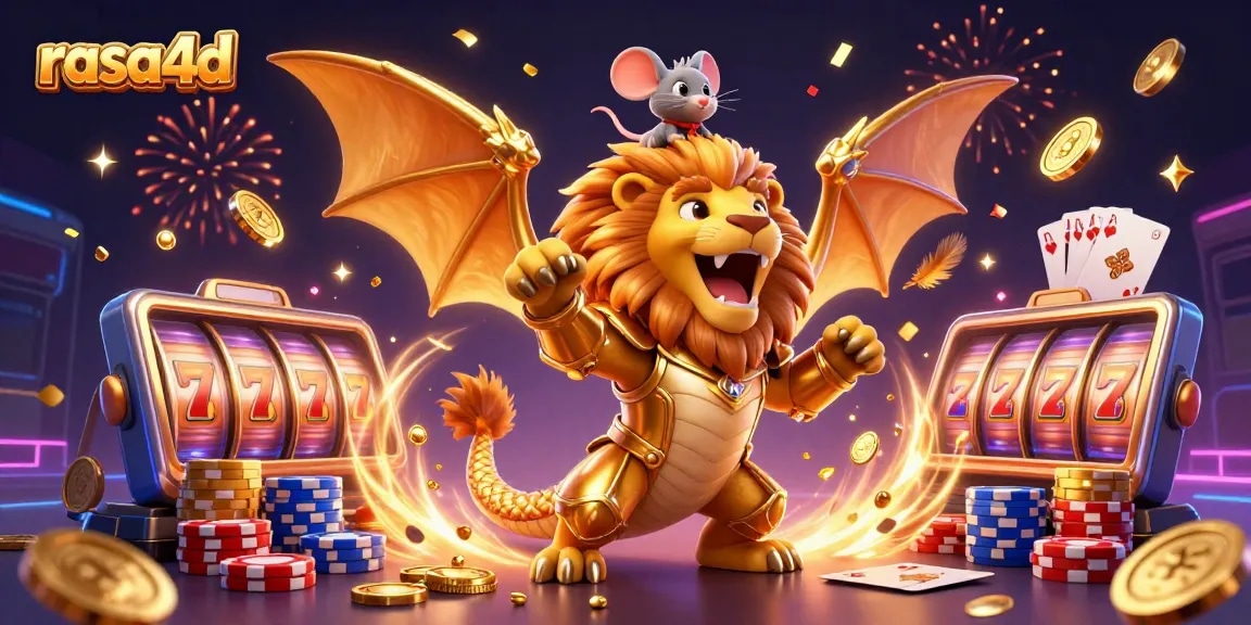 Permainan slot yang mendebarkan dengan rasa4d, menampilkan keajaiban slot dan keberuntungan.