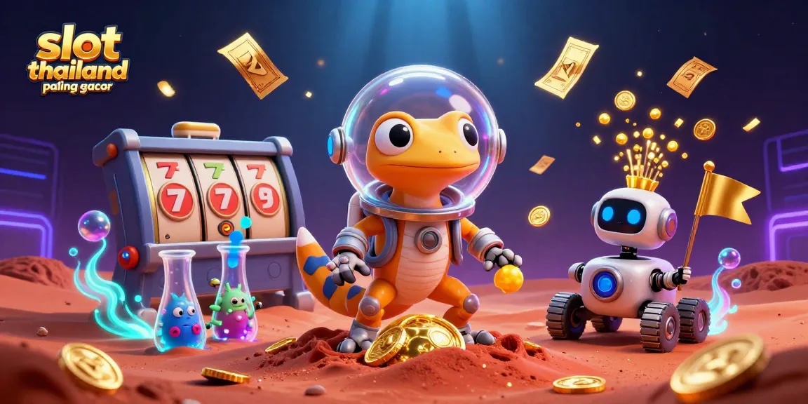 Experience the excitement of slot thailand paling gacor with vibrant illustrations of jackpots and celebrations.