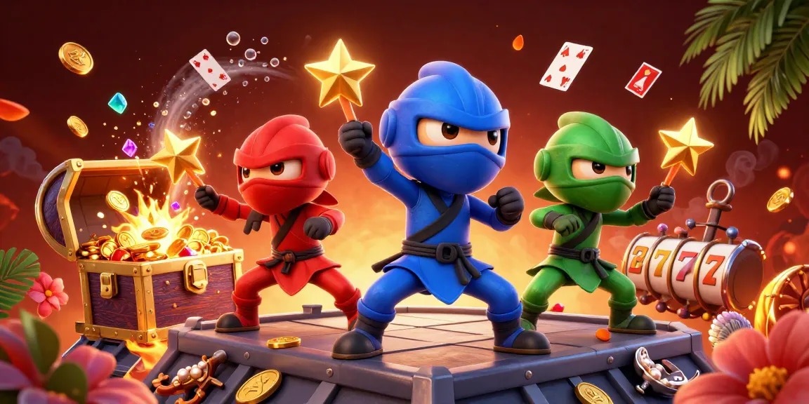 Permainan slot menarik di dewi222 dengan ninja chameleon dan perhiasan bawah laut yang mewah