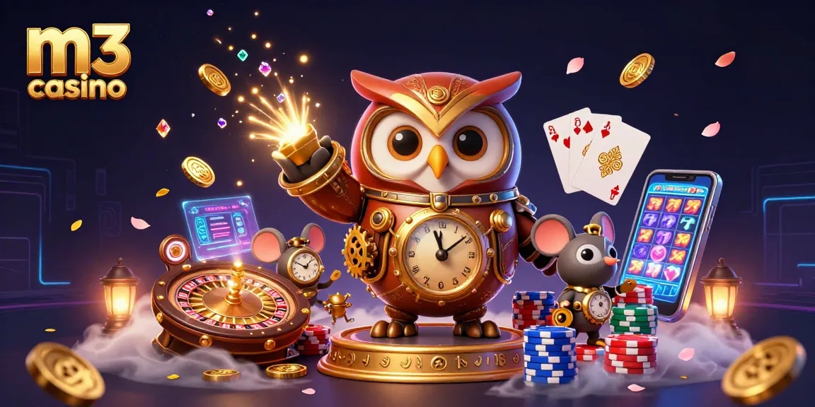 Engage with thrilling m3 casino action through an enchanting 3D scene of whimsical characters
