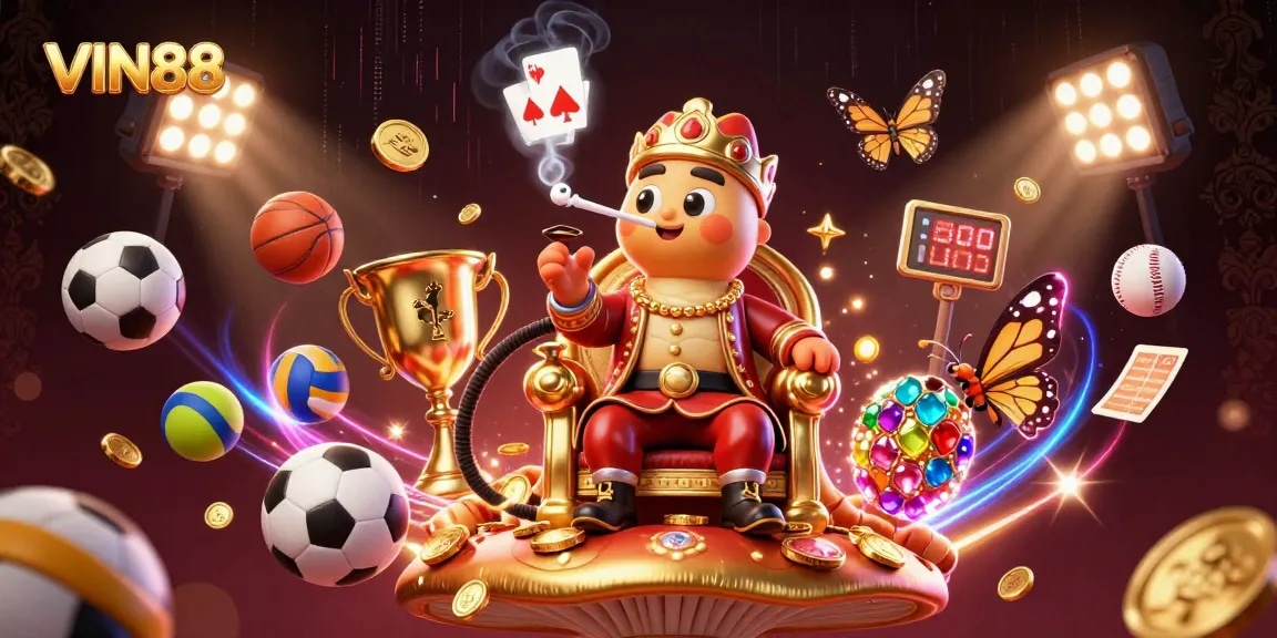 Engage in thrilling betting experiences with VIN88 featuring dynamic sports elements and vibrant casino atmosphere.