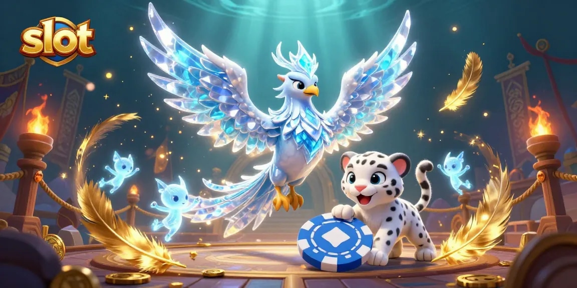 Menangkan slot dengan ilustrasi menakjubkan, phoenix es dan makhluk berkilau memikat.