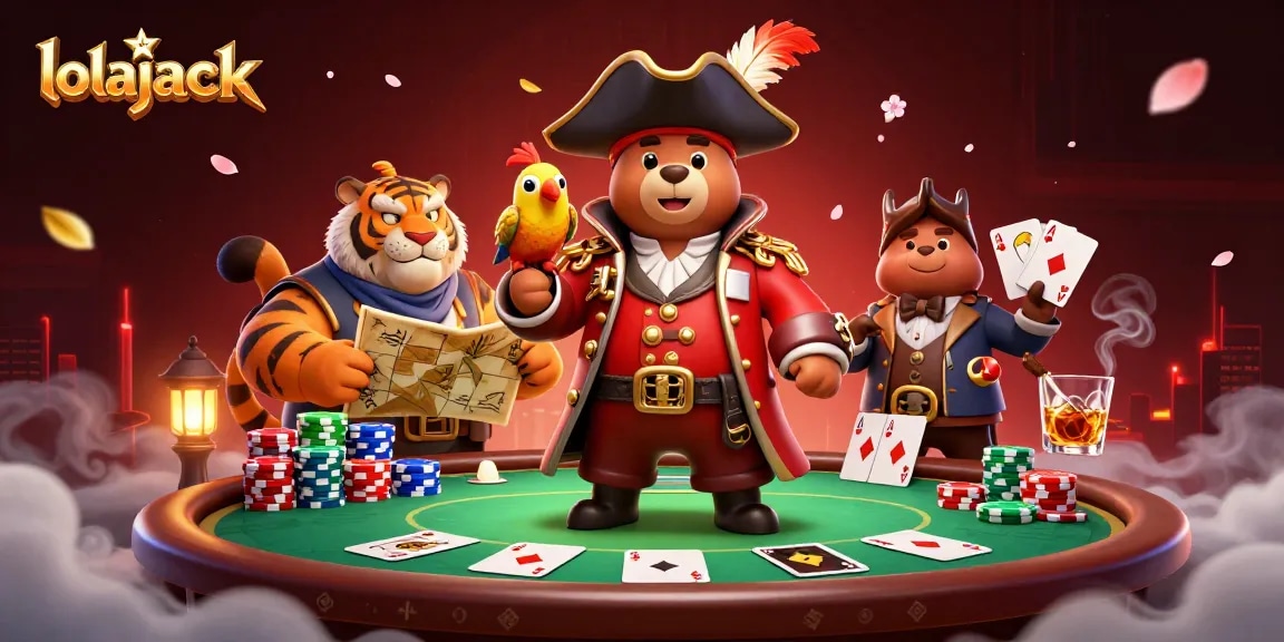 Experience the thrilling "lolajack" poker scene with intense gameplay and colorful characters.