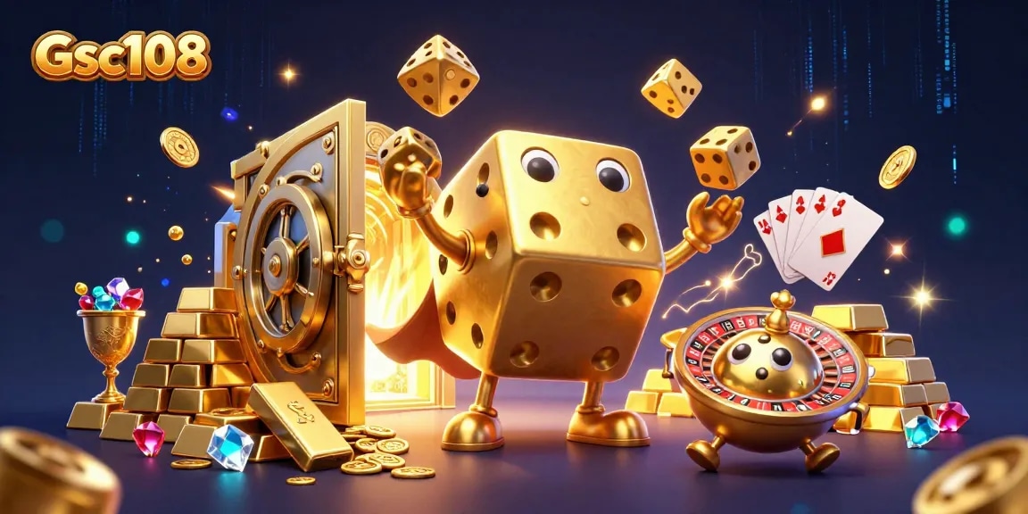 Hasilkan kemenangan di Gsc108 dengan menggulingkan dadu emas dan mesin slot berkilau.
