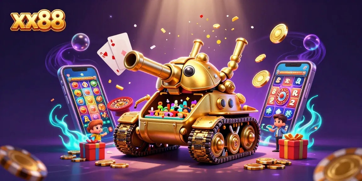 Experience exhilarating gaming with the xx88 casino tank and vibrant slot games in a spectacular scene.