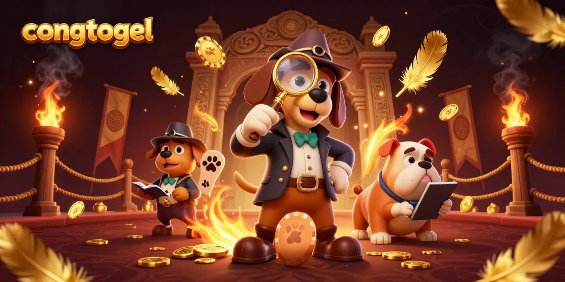 Engage with congtogel as a detective investigates poker clues amidst a treasure hunt.