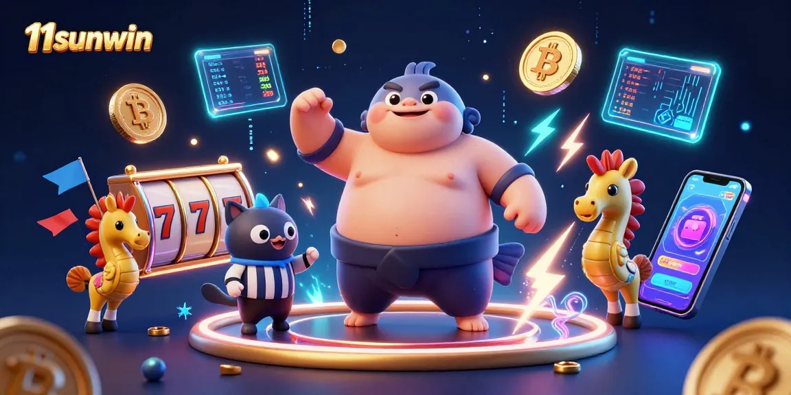 Experience thrilling games at 11sunwin with vibrant characters and exciting casino elements.