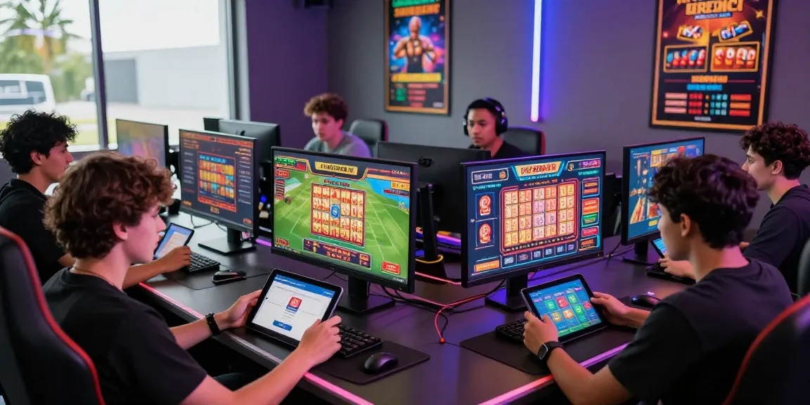Engaged players enjoying the 78win gaming platform in a vibrant online gaming environment.