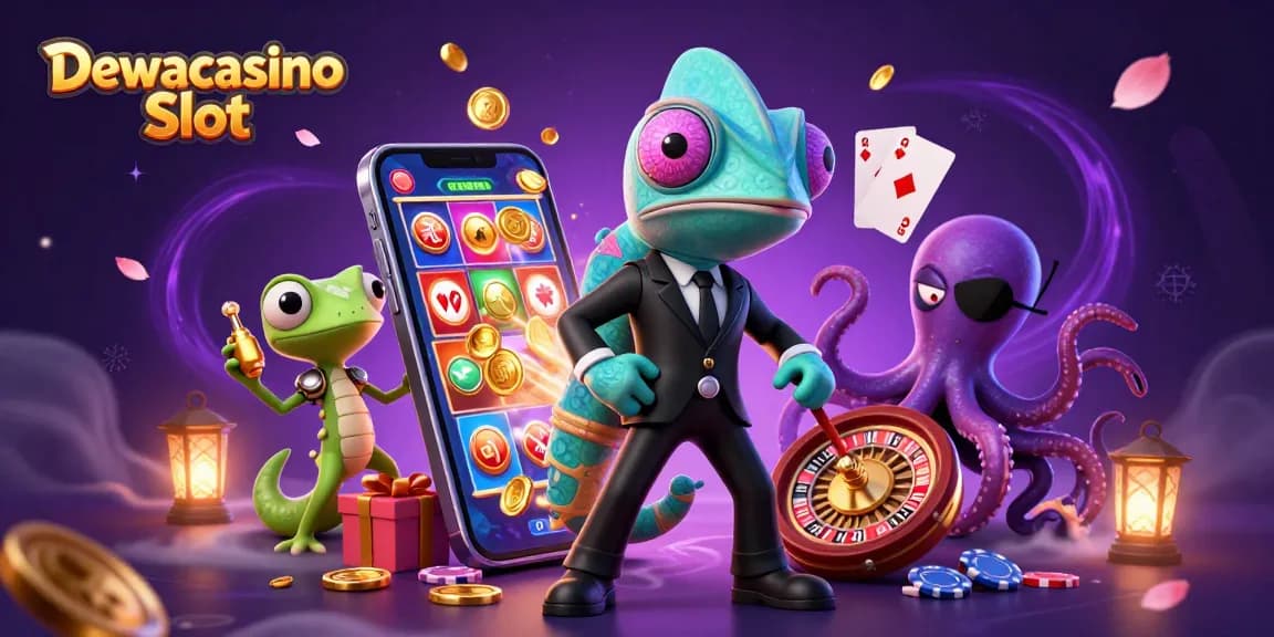 Experience fun gaming with Dewacasino Slot's thrilling visuals of jackpots and dynamic characters