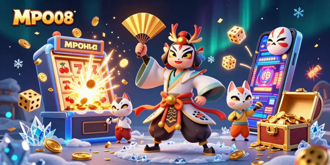 Engage with MPO08 and experience dynamic online casino gameplay amidst vibrant animations and rewards.