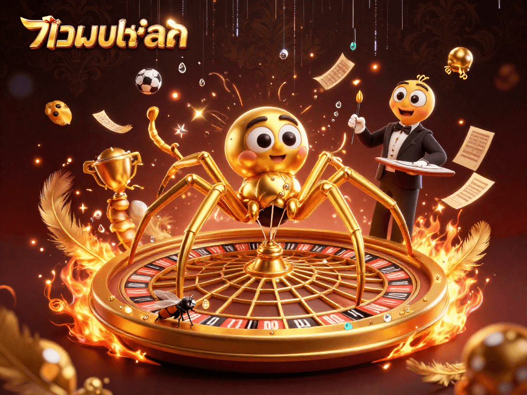 Place strategic bets with แทงบอลสด in this vibrant 3D sports betting illustration.