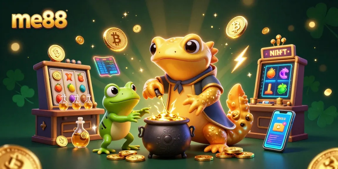 Join me88 for thrilling casino action with dynamic games and instant payouts, featuring exciting crypto symbols.
