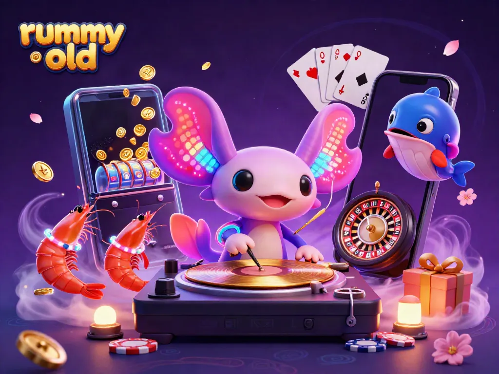 Rummy Old menyajikan pengalaman bermain rummy yang mengasyikkan dengan warna cerah dan desain interaktif.