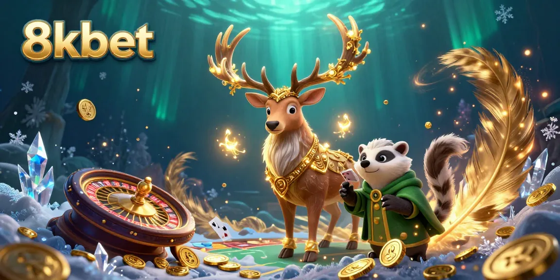 Spin the roulette wheel at 8kbet, where fortune awaits amidst golden mist and magical creatures.