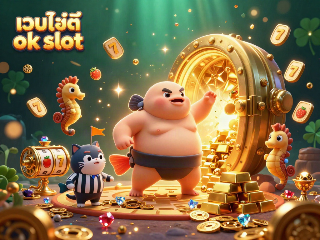 สัมผัสการเล่นสล็อตออนไลน์ที่เว็บไซต์ ok slot พร้อมสนุกไปกับฟูกุในเวทีใต้น้ำ