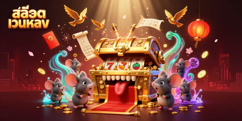 เล่น สล็อตเว็บตรง กับของรางวัลที่น่าตื่นเต้นในภาพการ์ตูน 3D สวยงาม