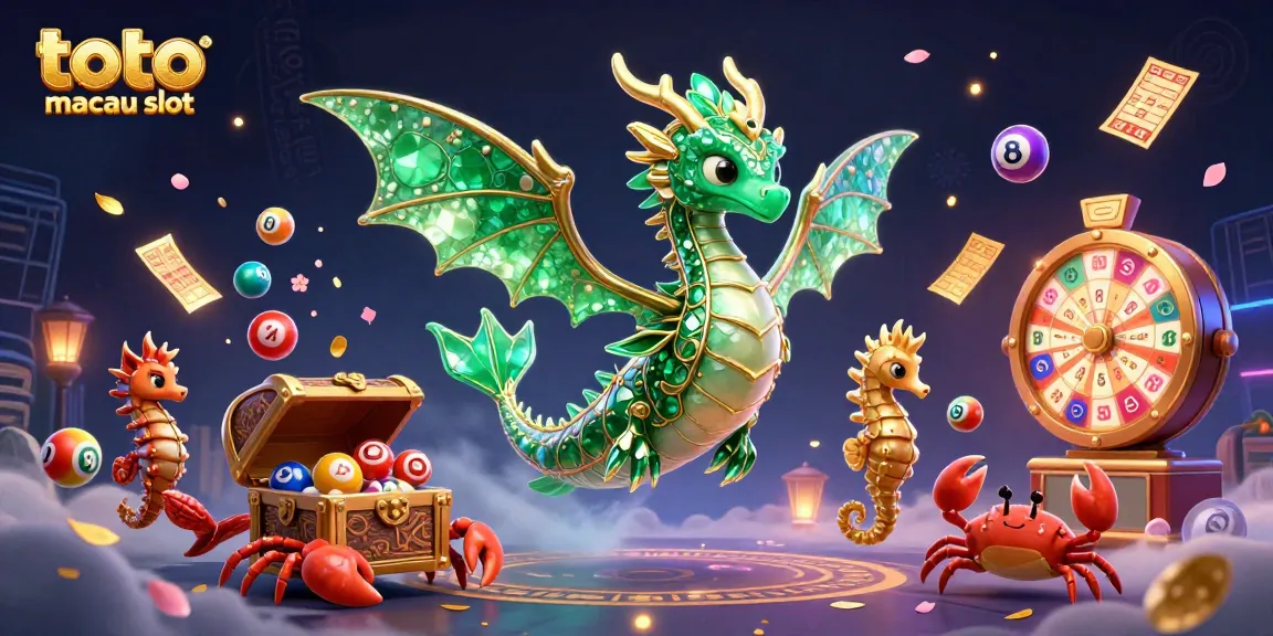 mainkan toto macau slot dengan ilustrasi mengagumkan dari naga laut yang dibuat dari permata