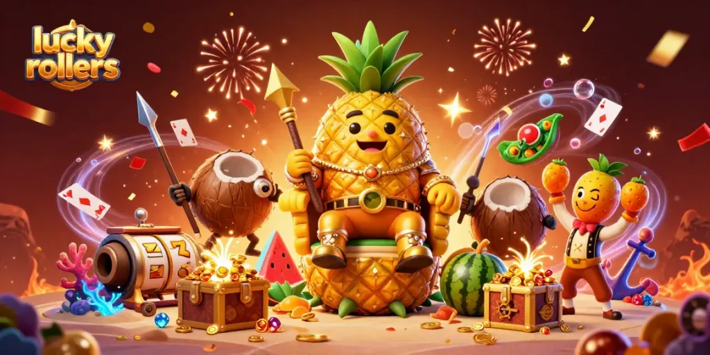 Experience thrilling gameplay with lucky rollers, featuring action-packed elements and vibrant casino visuals.